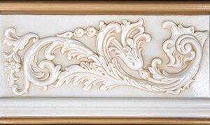 Infinity Ceramic Tiles Vaticano Cenefa-2 Oro 18x30 декоративный элемент