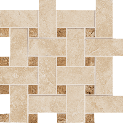 Vallelunga Villa d'este Avorio Basketweave 30x30 см Мозаика