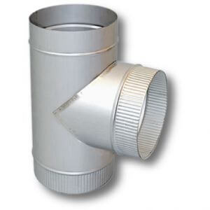 Тройник 90° Вулкан 80 мм VHR без изоляции