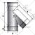Тройник 45° Вулкан 100 мм VHR без изоляции