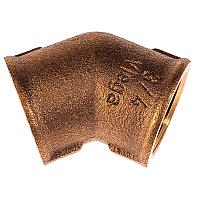 Viega Угольник бронза 45° 15