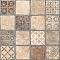 Керамин, Карфаген, 3Д Керамогранит бежевый декор 40х40