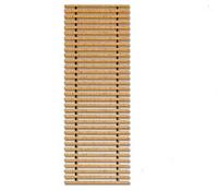 Декоративные решетки Бриз бук без лакового покрытия 200 мм (Цвет втулок бежевый)