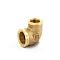 Effebi Угол 90° ВВ 3/4" x 1/2" бронза